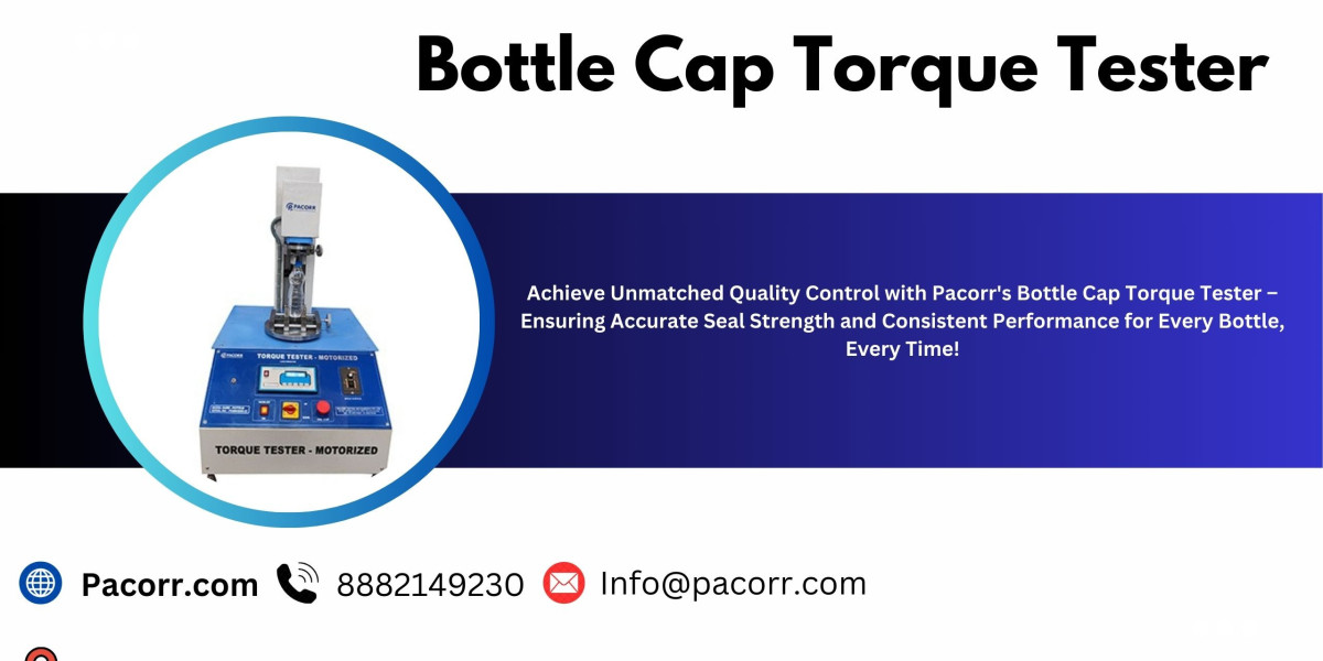 Bottle Cap Torque Tester Ensuring Secure and Consistent Packaging